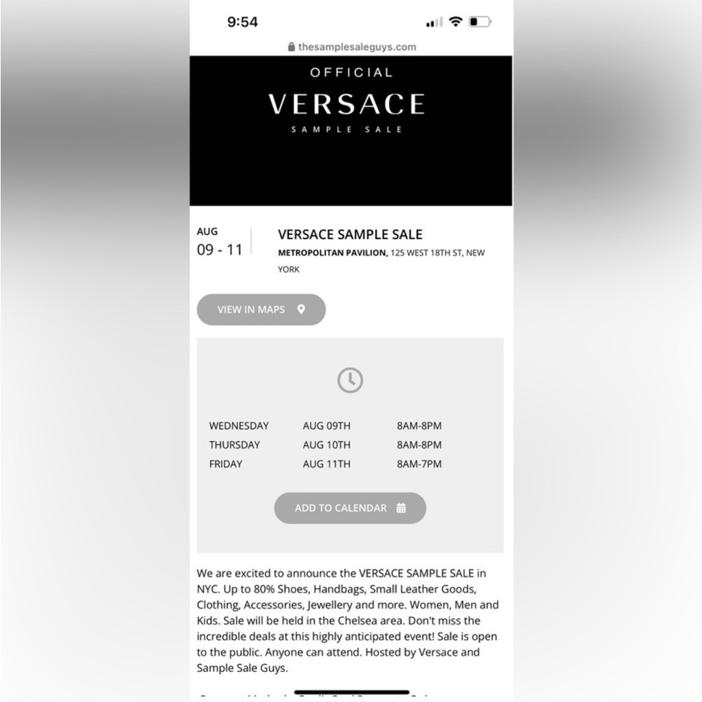 Authentic Versace 4 empty items $10 All Four items - Picture 4 of 4